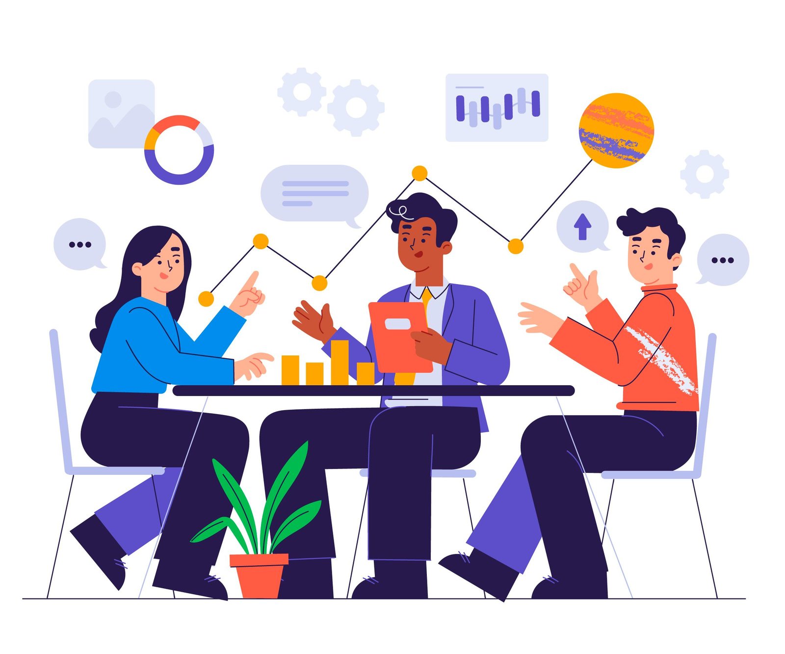 Business Consulting — team collaborating on strategy